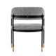Modern Lia Boucle Dining Armchair in Grey MHC-DC074-GY