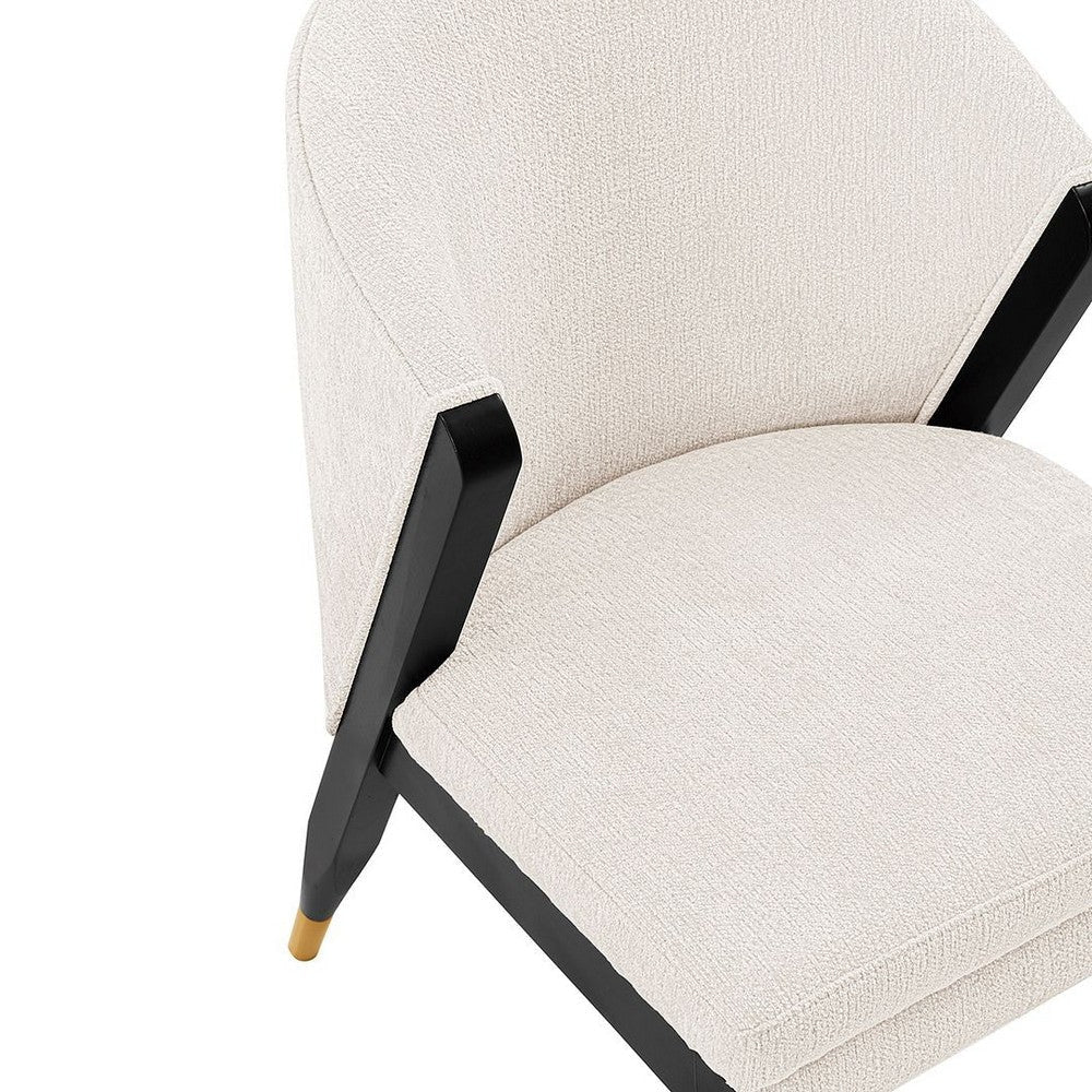 Modern Ola Boucle Dining Chair in Cream MHC-DC075-CR