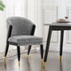 Modern Ola Boucle Dining Chair in Grey MHC-DC075-GY