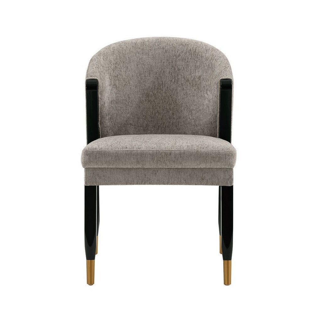 Modern Ola Boucle Dining Chair in Stone