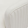 Modern Edra Leatherette Dining Armchair in Cream MHC-DC078-CR