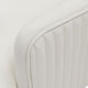 Modern Edra Leatherette Dining Armchair in Cream MHC-DC078-CR