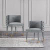 Modern Maya Tufted Velvet Dining Chair in Grey MHC-DC079-GY