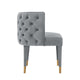 Modern Maya Tufted Velvet Dining Chair in Grey MHC-DC079-GY