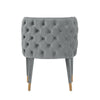 Modern Maya Tufted Velvet Dining Chair in Grey MHC-DC079-GY