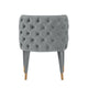 Modern Maya Tufted Velvet Dining Chair in Grey MHC-DC079-GY
