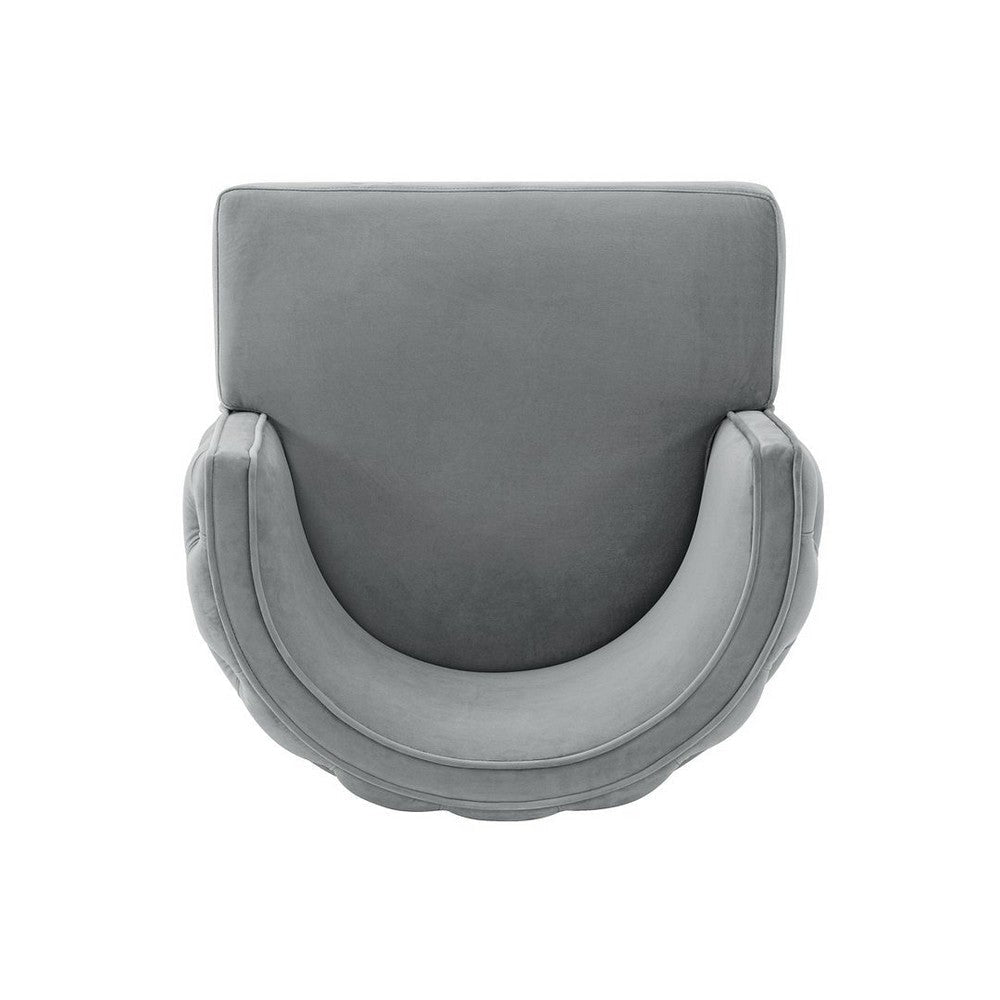 Modern Maya Tufted Velvet Dining Chair in Grey MHC-DC079-GY