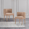 Modern Maya Tufted Velvet Dining Chair in Nude MHC-DC079-ND