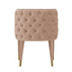 Modern Maya Tufted Velvet Dining Chair in Nude MHC-DC079-ND