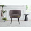 Modern Kaya Pleated Velvet Dining Chair in Grey MHC-DC080-GY