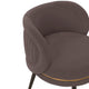 Modern Kaya Pleated Velvet Dining Chair in Grey MHC-DC080-GY