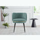 Modern Kaya Pleated Velvet Dining Chair in Mint Green MHC-DC080-MG