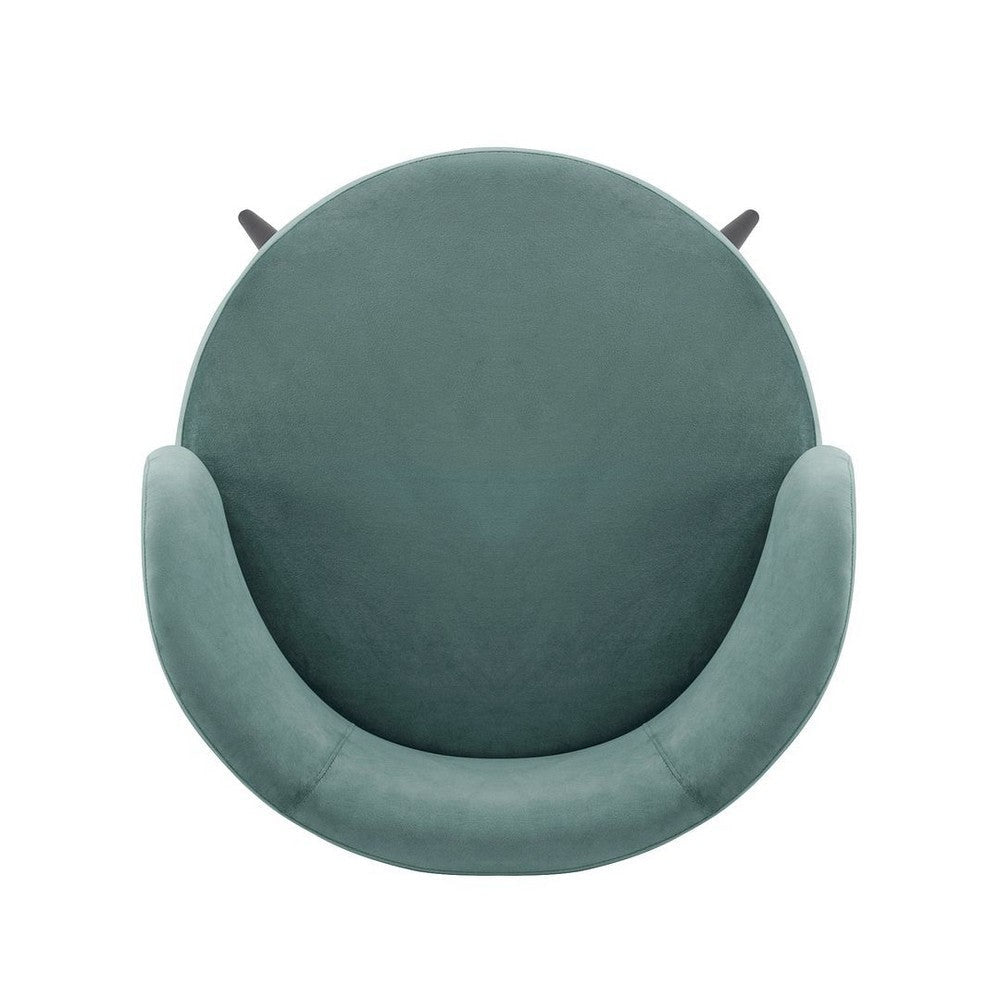 Modern Kaya Pleated Velvet Dining Chair in Mint Green MHC-DC080-MG
