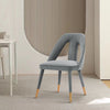 Modern Neda Velvet Dining Chair in Grey MHC-DC081-GY