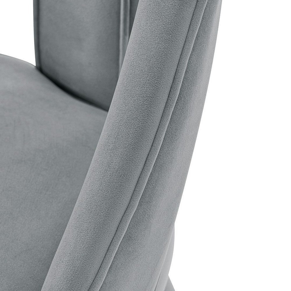 Modern Neda Velvet Dining Chair in Grey MHC-DC081-GY