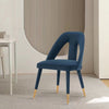 Modern Neda Velvet Dining Chair in Midnight Blue MHC-DC081-MB