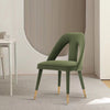 Modern Neda Velvet Dining Chair in Olive Green MHC-DC081-OG