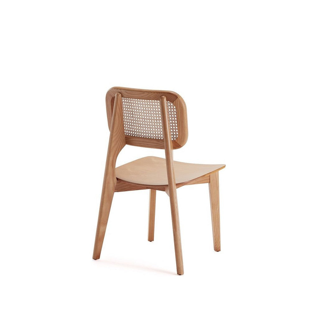 Versailles Square Dining Chair in Nature Cane - Set of 2 MHC-DCCA01-NA