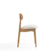 Colbert Dining Chair in Nature and Cane with Oatmeal Upholstered Seating - Set of 2 MHC-DCCA02-OM
