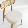 Colbert Dining Chair in Nature and Cane with Oatmeal Upholstered Seating - Set of 2 MHC-DCCA02-OM