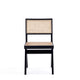 Hamlet Dining Chair in Black and Natural Cane - Set of 2 MHC-DCCA03-BK
