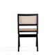 Hamlet Dining Chair in Black and Natural Cane - Set of 2 MHC-DCCA03-BK