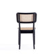 Giverny Dining Chair in Black and Natural Cane - Set of 2 MHC-DCCA04-BK