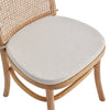 Paragon Dining Chair 1.0 with Cream Cushions in Nature and Cane - Set of 2 MHC-DCCA05-OM
