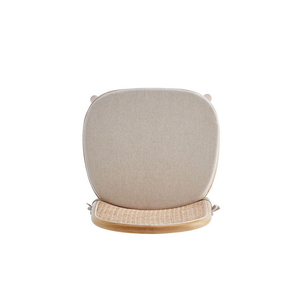 Paragon Dining Chair 1.0 with Cream Cushions in Nature and Cane - Set of 2 MHC-DCCA05-OM