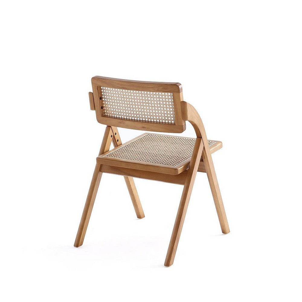 Lambinet Folding Dining Chair in Nature Cane - Set of 2 MHC-DCCA07-NA