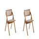 Lambinet Folding Dining Chair in Nature Cane - Set of 2