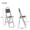 Pullman Folding Dining Chair in Nature Cane- Set of 2 MHC-DCCA08-NA