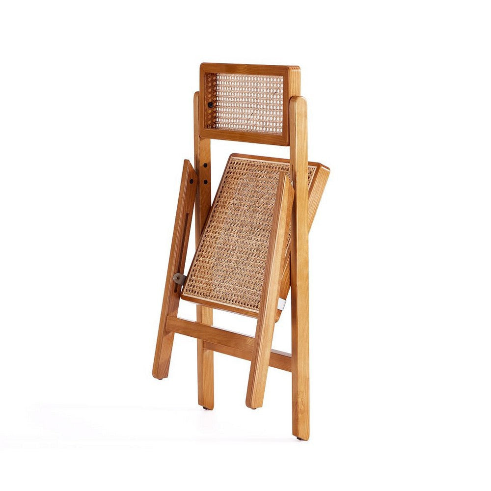 Pullman Folding Dining Chair in Nature Cane- Set of 2 MHC-DCCA08-NA