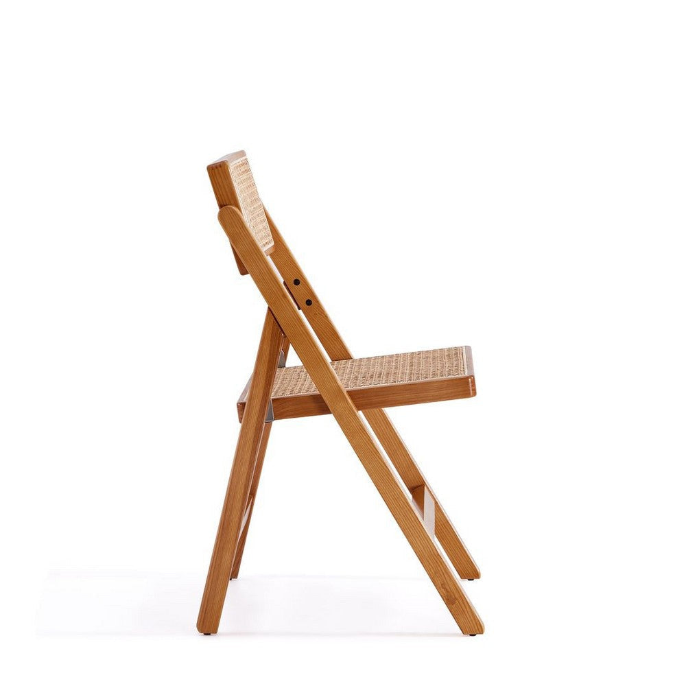 Pullman Folding Dining Chair in Nature Cane- Set of 2 MHC-DCCA08-NA