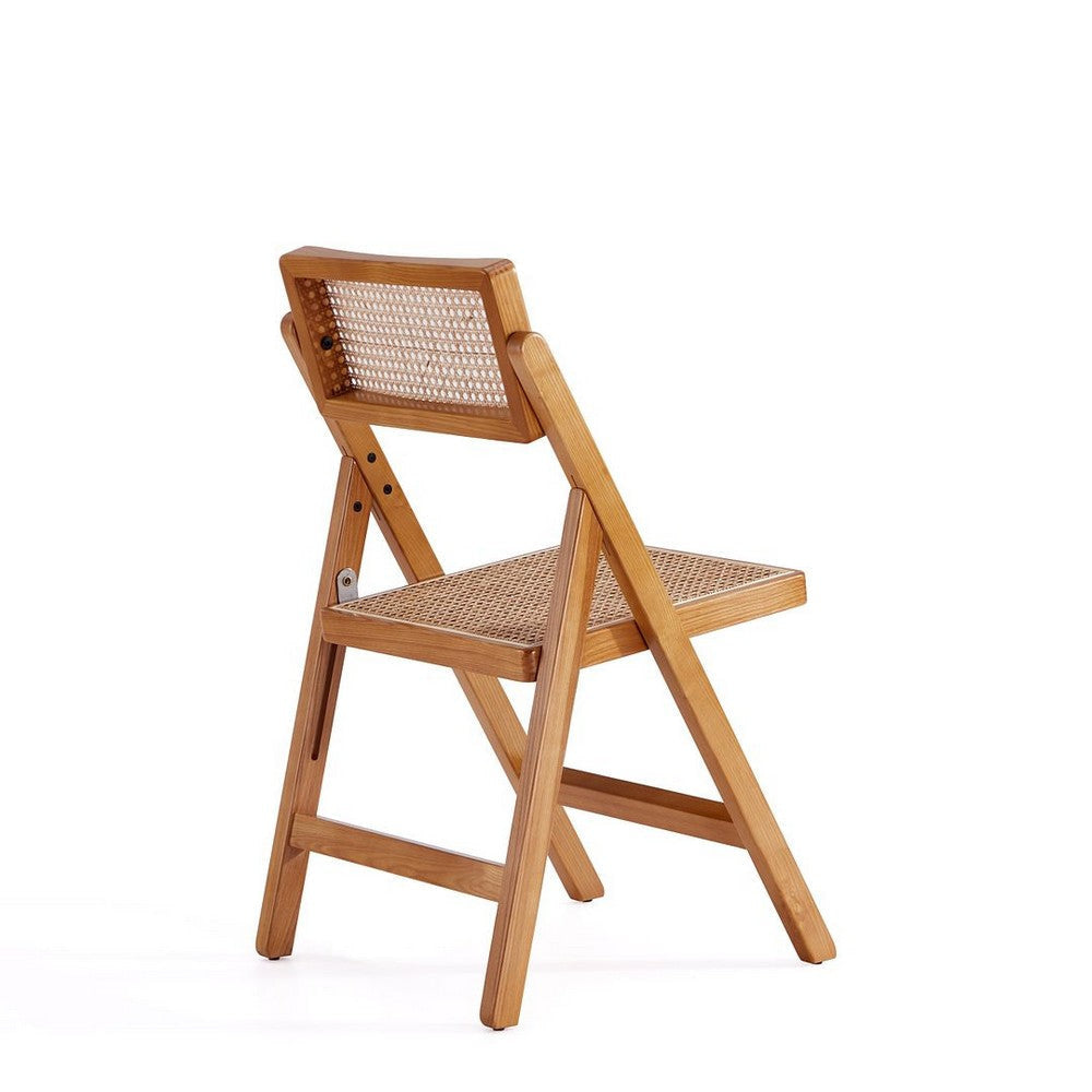Pullman Folding Dining Chair in Nature Cane- Set of 2 MHC-DCCA08-NA