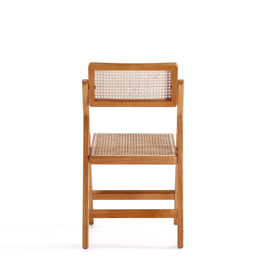 Pullman Folding Dining Chair in Nature Cane- Set of 2 MHC-DCCA08-NA