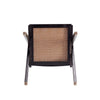 Hamlet Dining Arm Chair in Black and Natural Cane MHC-DCCA09-BK