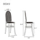 Paragon Dining Chair 2.0 in Black and Cane - Set of 2 MHC-DCCA12-BK