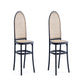 Paragon Dining Chair 2.0 in Black and Cane - Set of 2