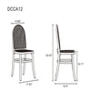 Paragon Dining Chair 2.0 in Nature and Cane - Set of 2 MHC-DCCA12-NA