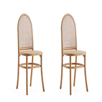 Paragon Dining Chair 2.0 in Nature and Cane - Set of 2
