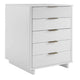 Granville Tall 23.62’’ Modern Narrow Dresser with 5 Full Extension Drawers in White MHC-DR-5001