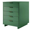 Granville Tall 23.62’’ Modern Narrow Dresser with 5 Full Extension Drawers in Sage Green MHC-DR-5003