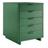 Granville Tall 23.62’’ Modern Narrow Dresser with 5 Full Extension Drawers in Sage Green MHC-DR-5003