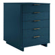 Granville Tall 23.62’’ Modern Narrow Dresser with 5 Full Extension Drawers in Midnight Blue MHC-DR-5004
