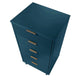 Granville Tall 23.62’’ Modern Narrow Dresser with 5 Full Extension Drawers in Midnight Blue MHC-DR-5004
