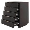 Granville Tall 23.62’’ Modern Narrow Dresser with 5 Full Extension Drawers in Dark Grey MHC-DR-5005