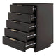 Granville Tall 23.62’’ Modern Narrow Dresser with 5 Full Extension Drawers in Dark Grey MHC-DR-5005