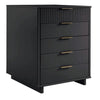 Granville Tall 23.62’’ Modern Narrow Dresser with 5 Full Extension Drawers in Dark Grey MHC-DR-5005