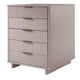 Granville Tall 23.62’’ Modern Narrow Dresser with 5 Full Extension Drawers in Light Grey MHC-DR-5006